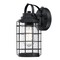 Westinghouse Fixture Wall Outdoor 60W Dusk to Dawn Jupiter Point Txt, Black Clear Sd Glass 6122300 - alternate 1
